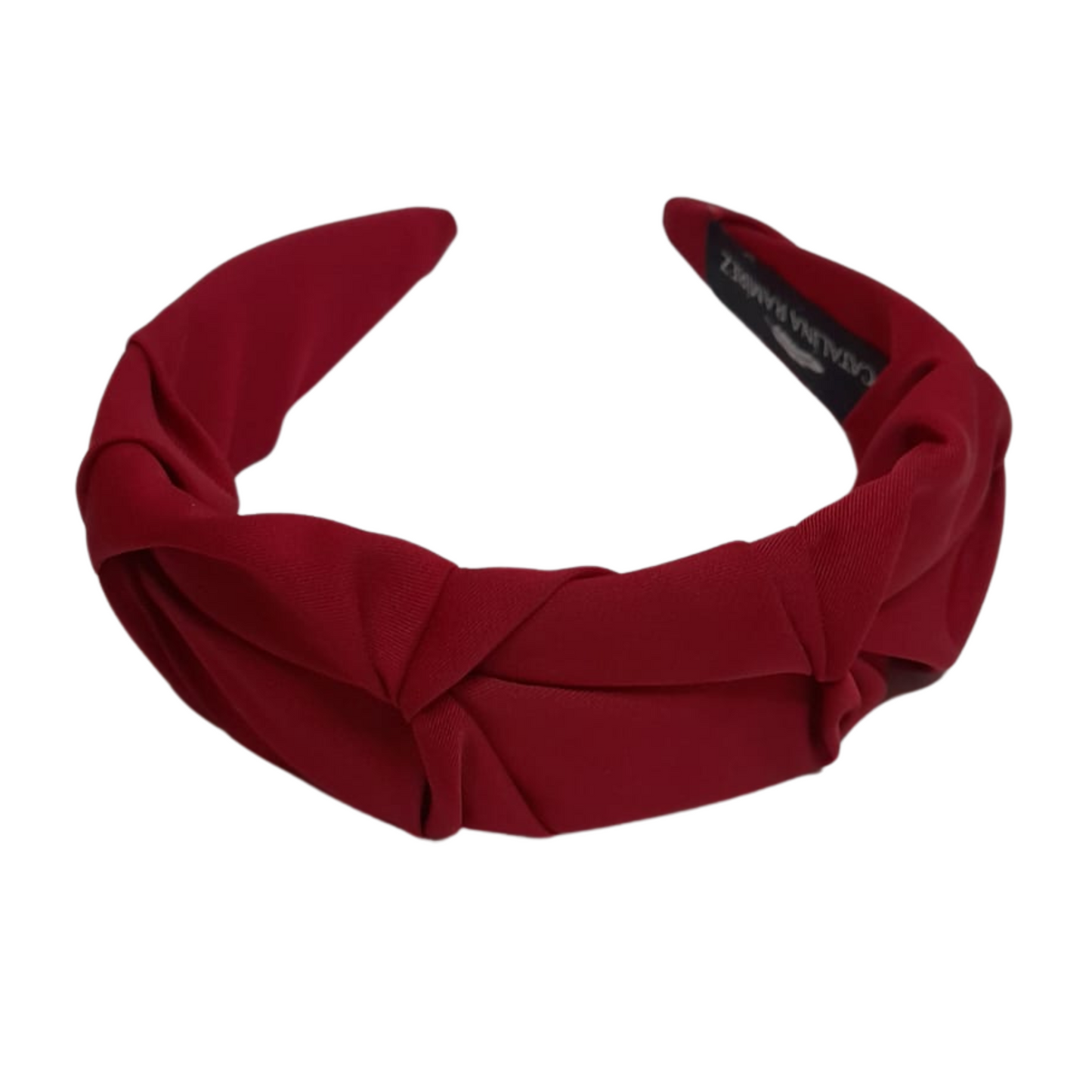 Diadema ancha plisados