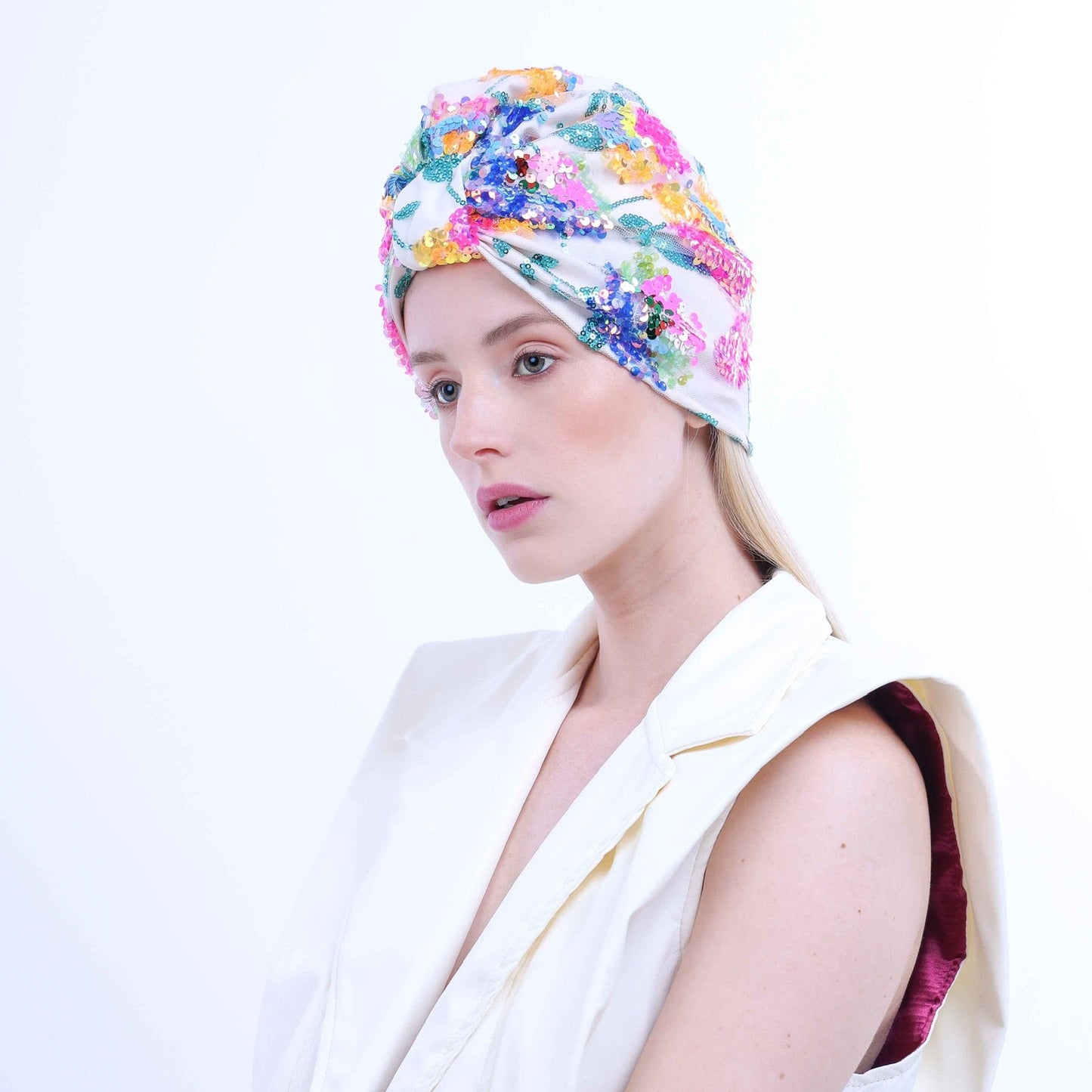 Turbante lentejuelas