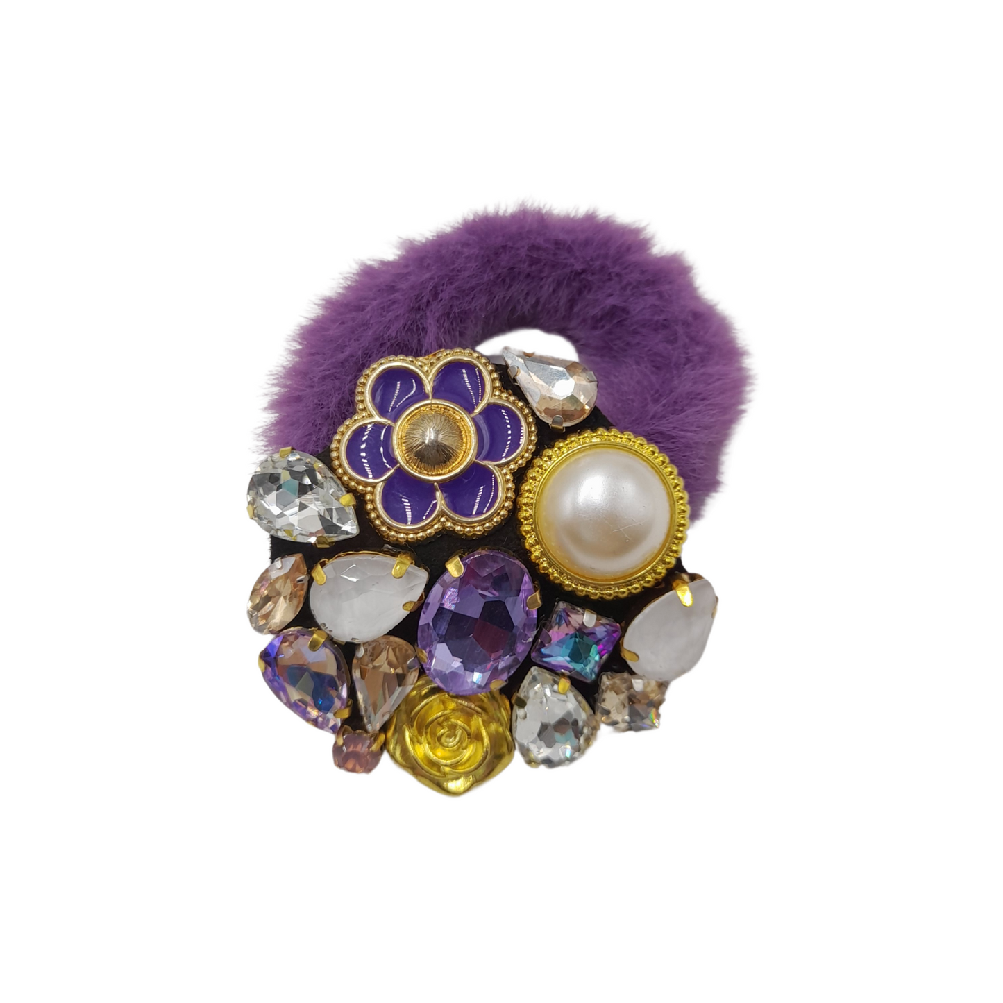 Scrunchie de pedrería