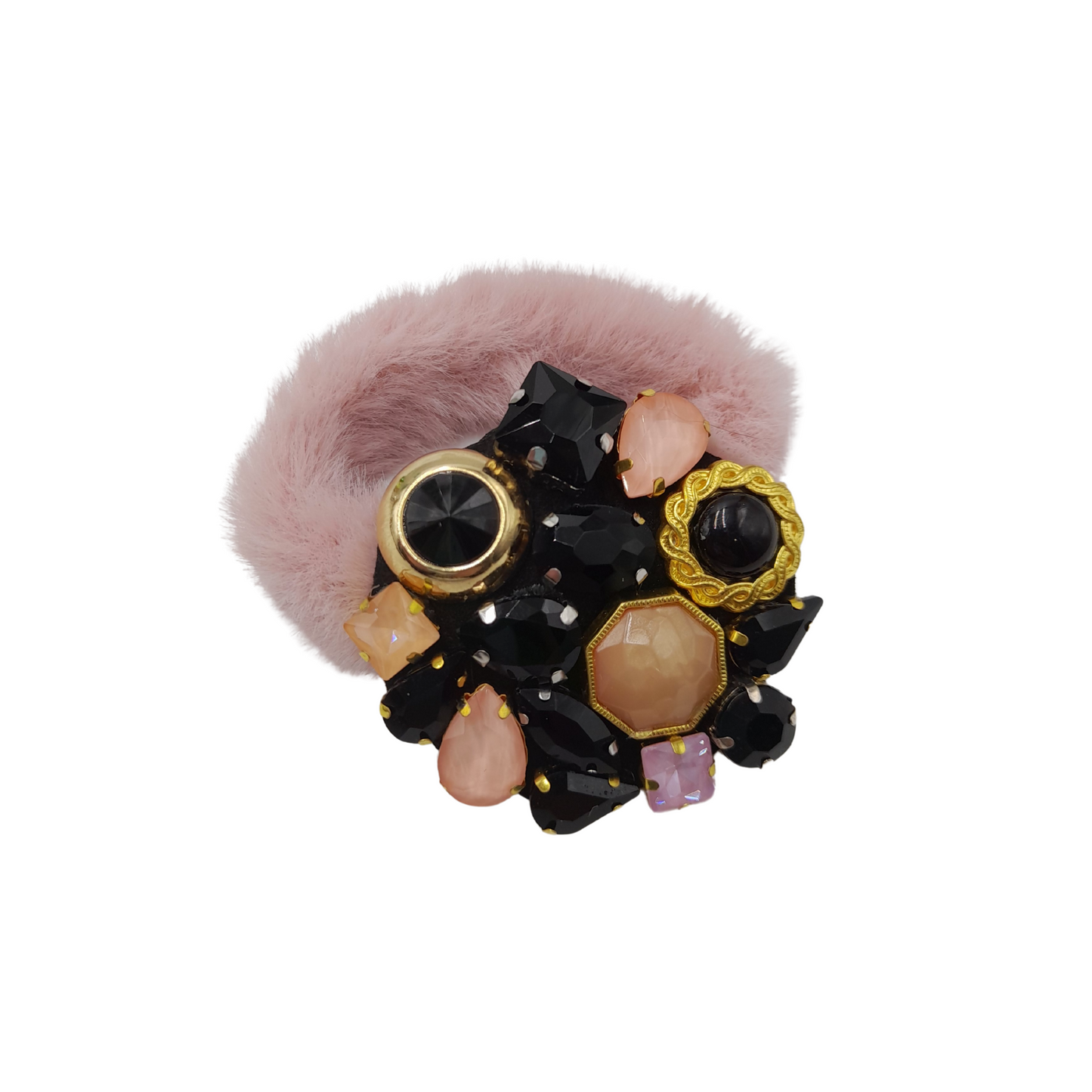 Scrunchie de pedrería