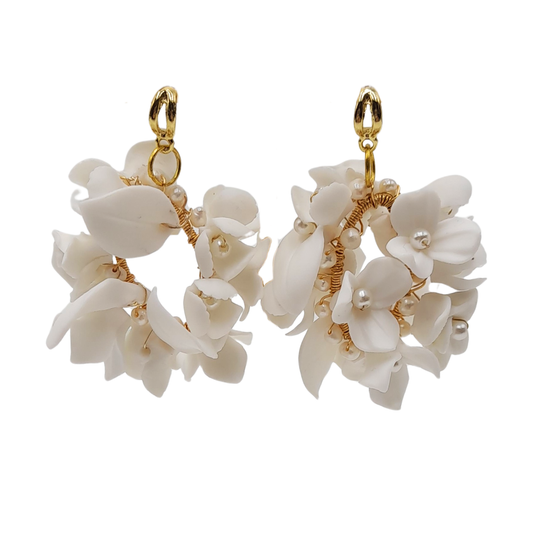 Aros bouquet de porcelana