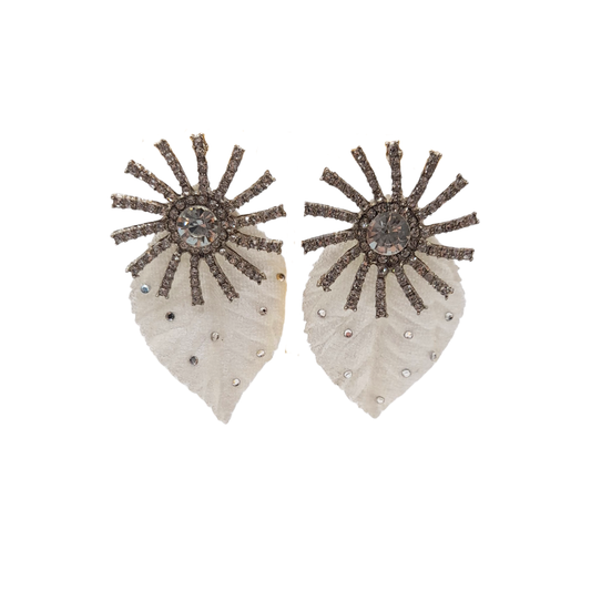 Aros sol con hoja blanca