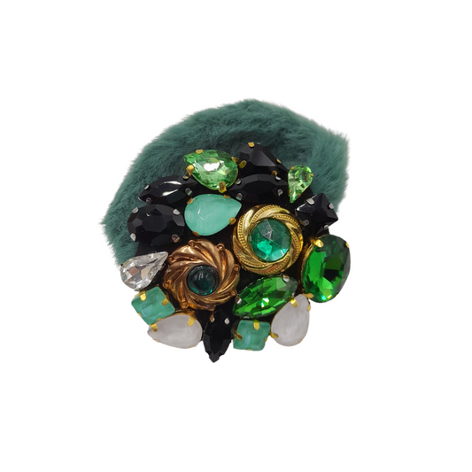 Scrunchie de pedrería